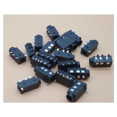 100PCS/Lot 3.5mm Headphone Jack PJ-320D Audio Jack 4 Pin SMD SMT MP3 Accessories PJ320D
