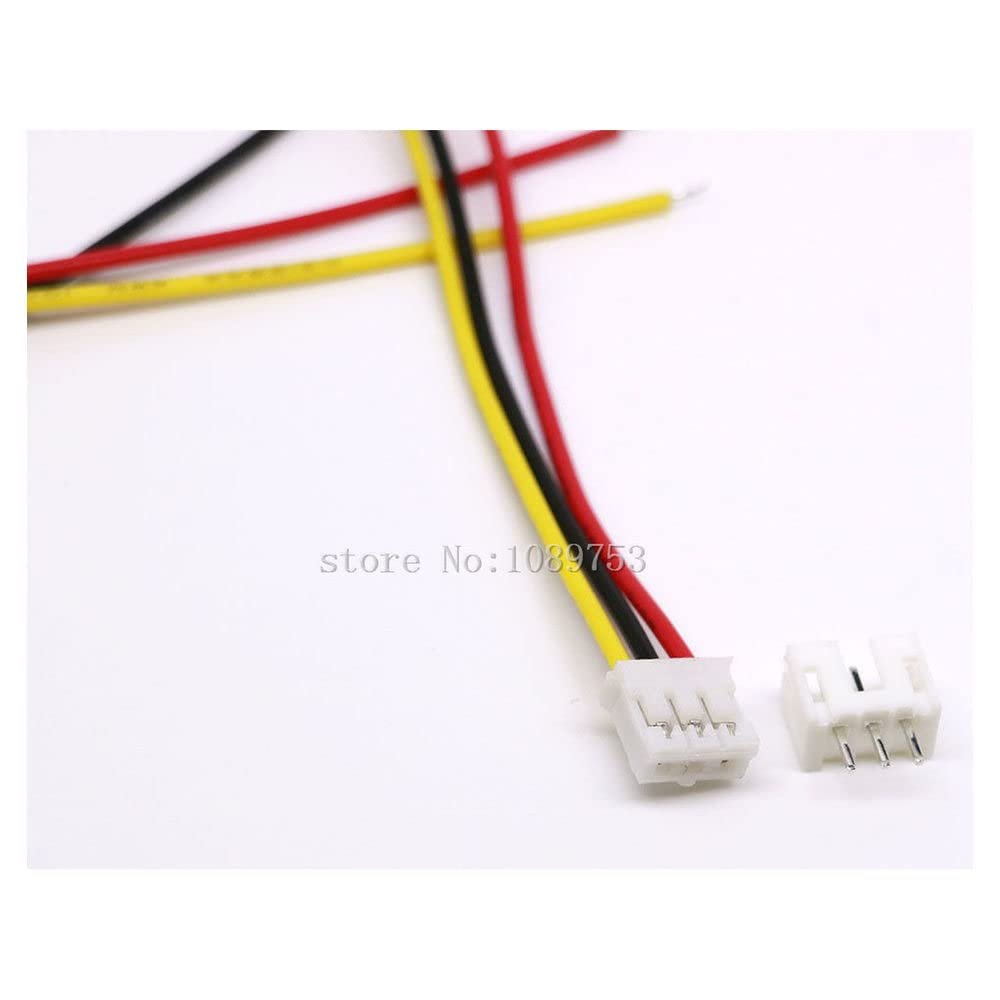 20 Sets Mini Micro JST 2.0 PH 3-Pin Connector Plug with Wires Cables 300MM