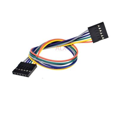 10PCS 6PIN LINE Female to Female Pitch 2.54MM 20CM Double Head 6P 6 pin Jumper Cable Wire for PCB Connector