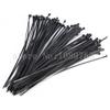 1000Pcs/pack 3 * 100mm Width 2.5mm Black Color Factory Standard Self-Locking Plastic Nylon Cable Ties Wire Zip Tie view 1