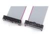 10pcs FC-20P 20 Pins 2.54mm Pitch 20cm JTAG AVR Download Cable Wire Connector Gray Flat Ribbon Data Cable view 1
