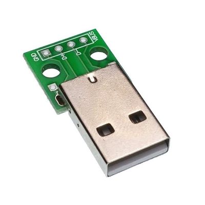 10pcs Type A USB Male Plug to DIP 2.54MM PCB Board Power Supply DIY Adapter Converter Module 4 pin for Arduino