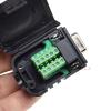 1PCS DB9 9PIN Female Plug Serial Port Connector Terminal Adapter with Black Shell D-SUB COM RS232 RS485 Wire Cable Free Solder view 2