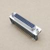 10Pcs DR44 Pin Female Right Angle PCB Connector DB44 3 Rows Serial Port Connectors Black D-SUB view 2