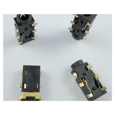 10Pcs 2.5mm Female Audio Connector 6 Pin SMT Stereo Phone Jack PCB PJ242