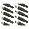 100pcs 9mm 2.1mm x 5.5mm DC Male Power Plug Jack Connector Laptop view 1