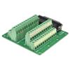 1PCS D-SUB DB44 44PIN Male Port din Rail mounting Terminal Block Adapter Converter PCB Board DR44 Male Plug to Terminal Adapter view 3