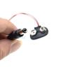 10PCS 9v Battery snap Connector Lead Wires Holder with DC 5.5 * 2.1MM Male Plug Adapter for arduino uno r3 MEGA2560 view 3