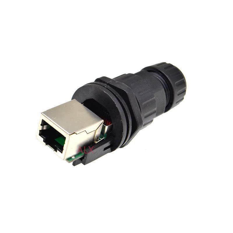 1PCS RJ45 Female Socket Waterproof Connector ip68 RJ45 Female to Female Network Ethernet Adapter