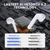 1 Hora Wireless Earbuds Bluetooth 5.3 Headphones Deep Bass in-Ear Earphones Premium Sound with Mic Charging Case for iPhone, Tablet, Android Smartphone Laptop Sports view 4