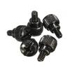 10Pcs 3.5 * 5mm Black Thread Teeth Length 5mm Computer PC Case Cooling Fan Toolless Adjustment Screw Thumbscrews Thumb Screw view 1