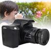 SLR Digital Camera, F2.9 F 4.1mm CMOS Digital Camera with 18X Digital Zoom, 3" LCD, 20-30CM Telephoto, Support Auto/Night/Portrait, with Mic (Standard Version + Wide Angle Lens) view 4