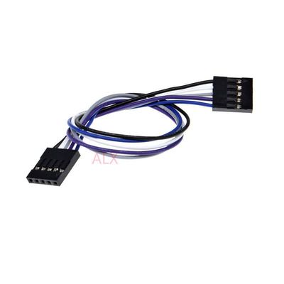 10PCS 5PIN LINE Female to Female Pitch 2.54MM 20CM Double Head 5P 5 pin Jumper Cable Wire for PCB Connector