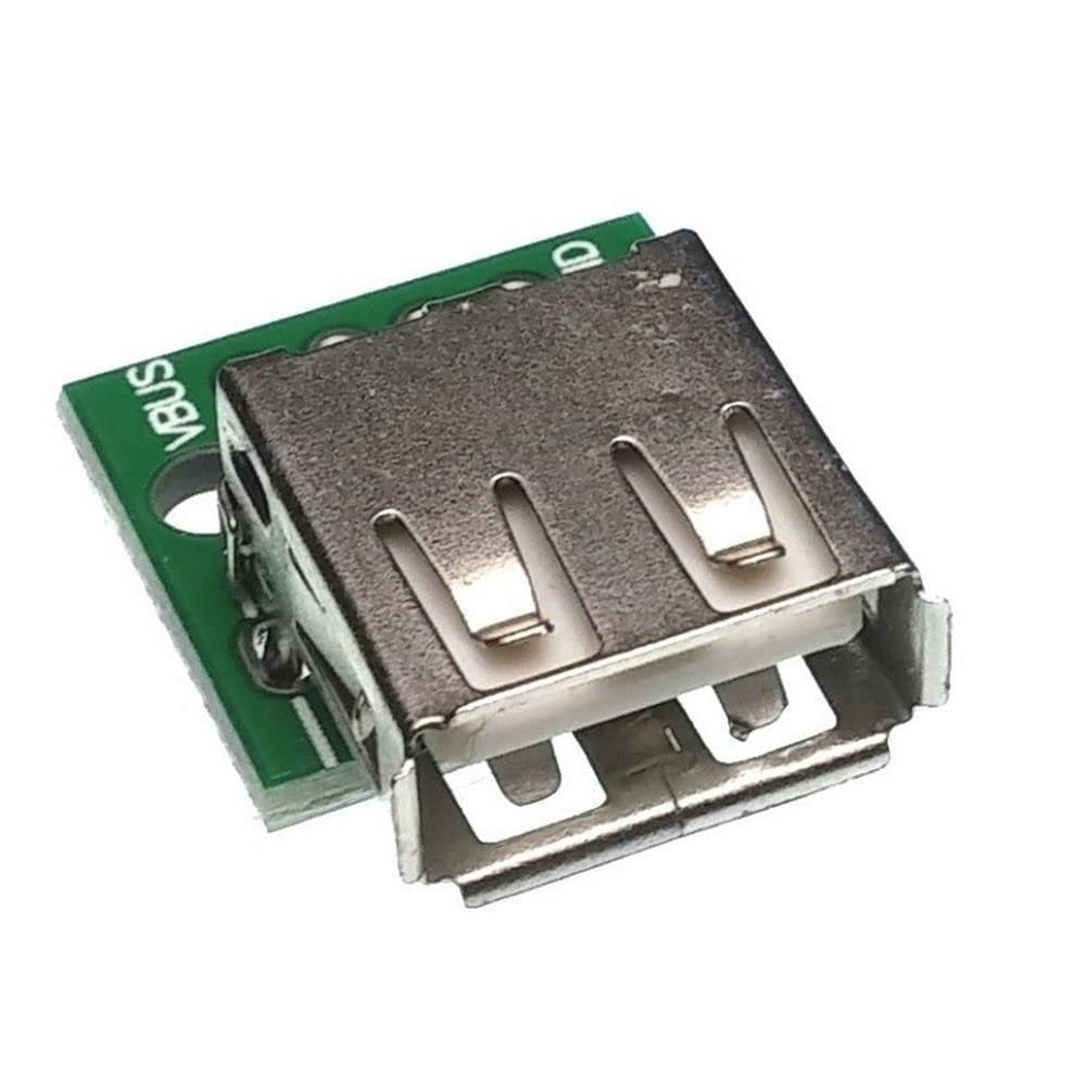 10pcs DIY USB 2.0 Female to 4P DIP Switch 2.54MM PCB Board Adapter Converter for Arduino Connector