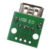 10pcs DIY USB 2.0 Female to 4P DIP Switch 2.54MM PCB Board Adapter Converter for Arduino Connector view 2