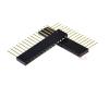 10PCS 15 PIN Single Row Straight Female PIN Header 2.54MM Pitch pin Long 11MM Strip Connector Socket 1X15 15PIN for arduino PCB view 2