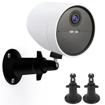 UYODM 2 Pack Wall Mount Holder for SimpliSafe Outdoor Security Camera, 360Rotation Security Bracket with 1/4 Screw Thread, Camera Not Included (Black)