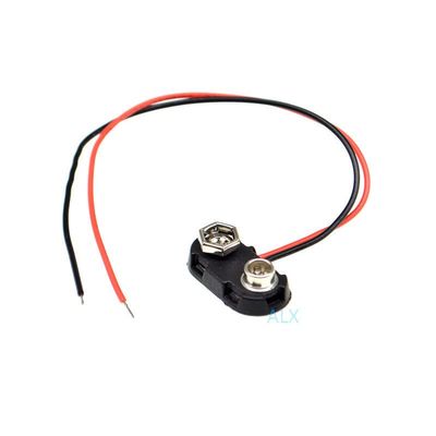 10PCS 9v Battery snap Connector Lead Wires Holder