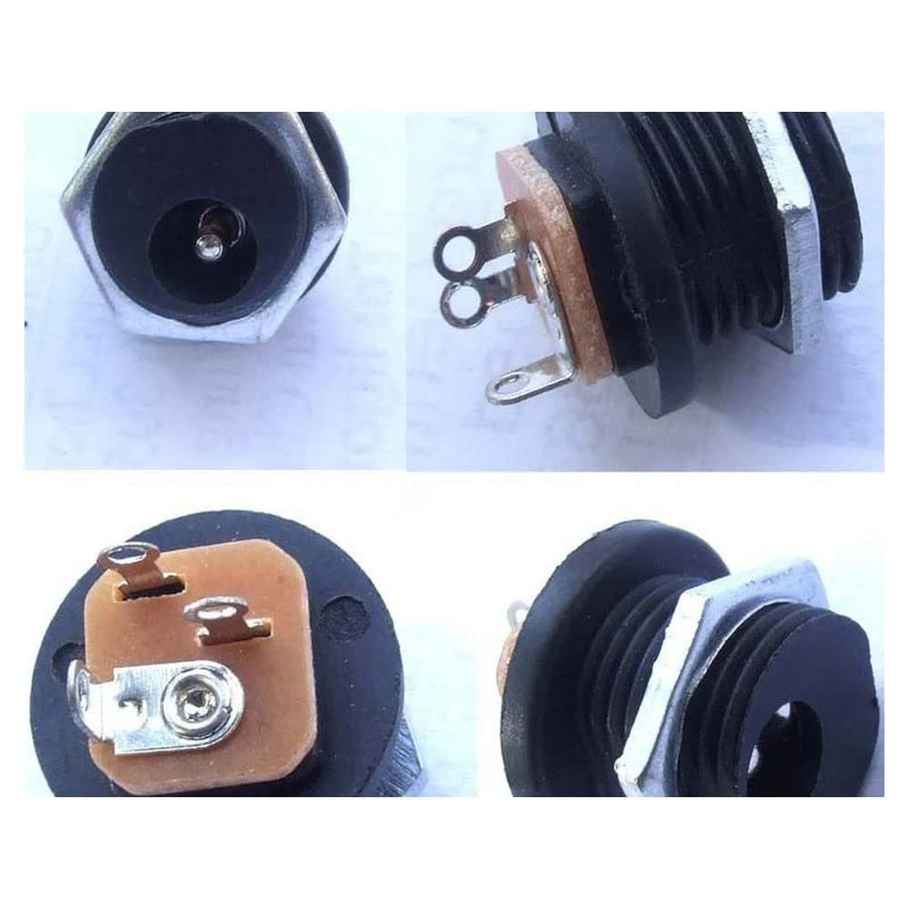 20Pcs DC Socket DC021 5.8 * 2.0 Power Socket DC-021 3-pin Jack