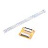 MECCANIXITY FFC FPC 22 Pin 0.5mm Pitch PCB Extension Connector Board with 5 Pack 0.5mm Pitch 150mm Flexible Flat Cable Kit view 1