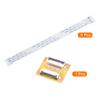 MECCANIXITY FFC FPC 22 Pin 0.5mm Pitch PCB Extension Connector Board with 5 Pack 0.5mm Pitch 150mm Flexible Flat Cable Kit view 3