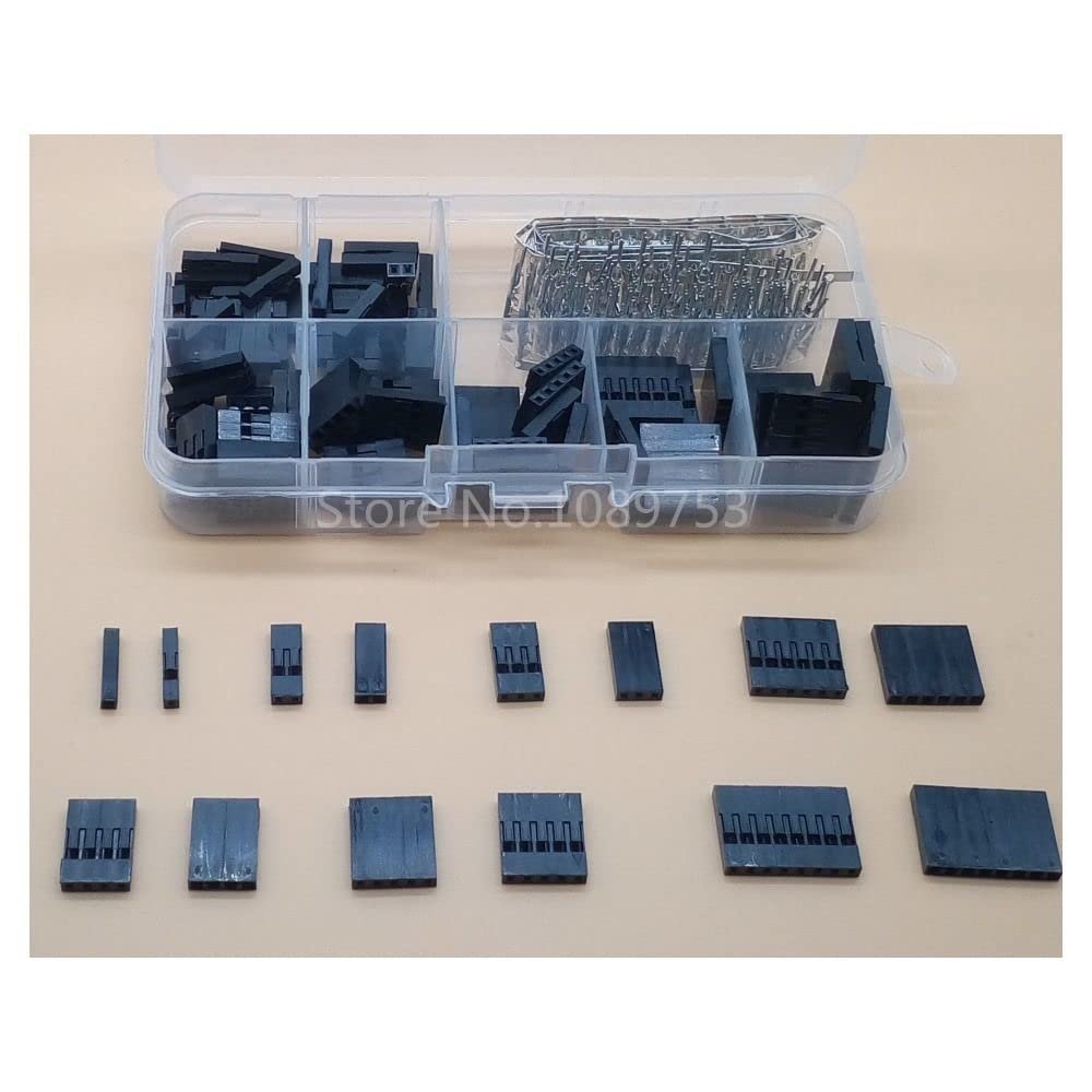 310Pcs 2.54mm Female+Male Wire Jumper and Header Connector Housing Kit Electric Unit Electronics Stocks