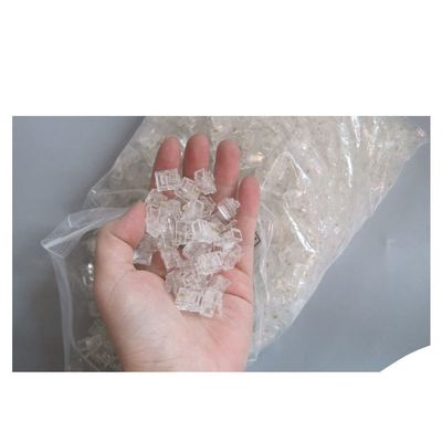 100pcs/Lot RJ11 6P2C Modular Plug Network Cable Connector Clear 2P