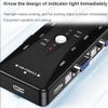 GOLDEN BLUE 4 Port KVM Switches USB 2.0 VGA Splitter Switcher 4 in 1 Out VGA Splitter Box for Keyboard Mouse Monitor Connections view 4