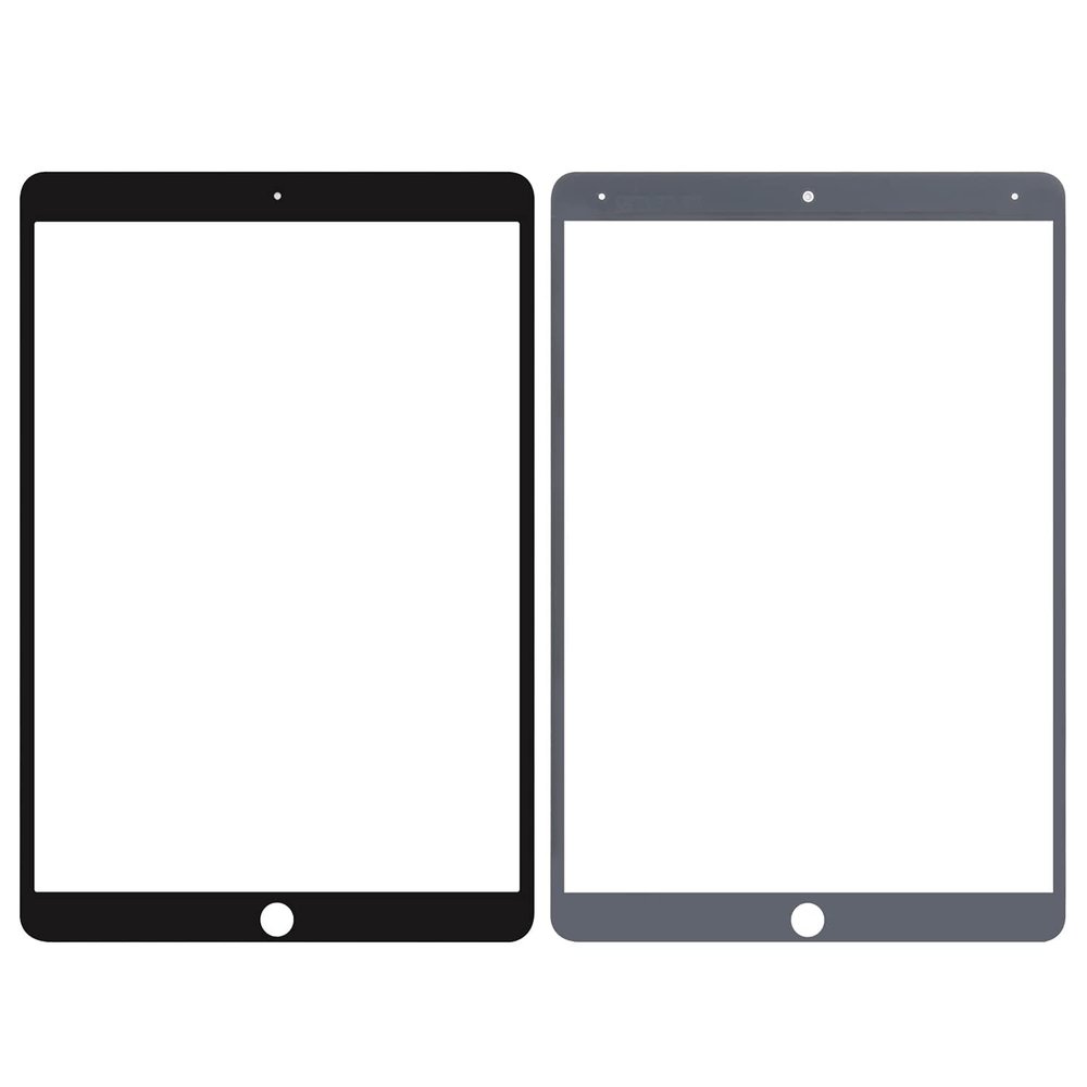 Screen Replacement for IPAD PRO 10.5 Front Outer Glass A1701 A1709 Glass Panel Lens Repair Parts Kits with Free Tools (Not Touch Digitizer, Not LCD) (Black)