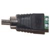 100 pcs Coax CAT5 to Camera CCTV RCA Video Audio AV Balun Connector Male Adatper view 1