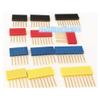 80Pcs Female Tall Stackable Header Connector Socket 11mm for Arduino Shield 4-Color Black/Red/Blue/Yellow view 1