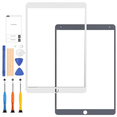 Screen Replacement for iPad Air 3 2019 3rd Gen Glass A2152 A2123 A2153 A2154 10.5" Front Outer Glass Panel Lens Repair Parts Kit with Free Tools (Not LCD and Not Touch Digitizer) (White)
