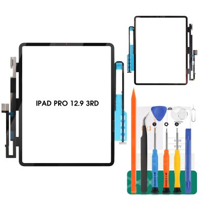 for iPad Pro 12.9 3rd Touch Screen Replacement for iPad Pro 12.9 2018 Digitizer Sensor A2014 Touch Digitizer Panel Glass Compatible with A1895 A1876 Repair Parts Kits(No LCD)