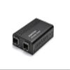 SFP+ Media Converter, Mini Unmanaged 1x 10GBase-X to 1x 10GBase-X 2X Open SFP+ Slots, 10Gigabit 10G SFP+ to SFP+ Fiber to Fiber Media Converter, DC 5~12V, Without Transceivers view 1