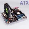 EDIY PC Open Frame Test Bench ITX ATX Mini ITX MATX EATX Motherboard Transparent Acrylic Overlock Computer Case DIY Mod Base Stand view 2