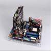 EDIY PC Open Frame Test Bench ITX ATX Mini ITX MATX EATX Motherboard Transparent Acrylic Overlock Computer Case DIY Mod Base Stand view 4