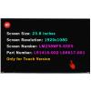 23.8" LCD Screen Replacement LM238WF5-SSE5 for HP 24-dp0014 24-dp1280 24-dp0124 24-dp0161 24-dp0224 24-dp0140z 24-dp0158qe 24-dp0160 24-dp0180 LM238WF5 SS E5 Touch Display Panel 1920x1080 FHD view 1