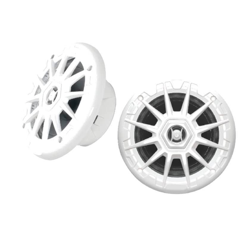 SEACHOICE 72111; 5.25-Inch Round Led Speakers White Made