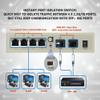 6-Port 2.5G PoE Unmanaged Ethernet Switch, 4 x 2.5G Base-T, 2 x 10G SFP+, VLAN Isolation, Supports 100/1000/2500Mbps, Fanless Metal Design, Desktop/Wall Mount, Ideal for WiFi AP, PoE Devices view 2