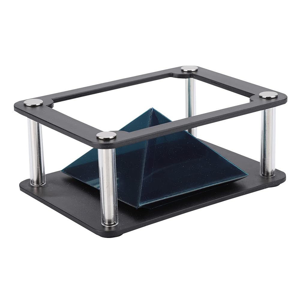 3D Holographic Display Stands Projector, Spectre Hologram Pyramid Stands Projector for 3.5-6inch Mobile Smartphone 360 Images Holographic Prism Toy Gift(Cylindrical)