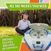 TinyGeeks Tunes Kids Boombox CD Player for Kids - NEW 2023 - FM Radio - Batteries Included - Cute white Radio cd Player with Speakers for Kids and Toddlers - Blue view 3