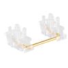 ZugGear DUROCK Transparent Clear Plate Mount Stabilizer with Gold-Plated Wires Compatible with Cherry MX Plate Stabilizers (DUROCK Clear Stabs 80% Kit) view 1