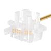 ZugGear DUROCK Transparent Clear Plate Mount Stabilizer with Gold-Plated Wires Compatible with Cherry MX Plate Stabilizers (DUROCK Clear Stabs 80% Kit) view 2