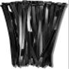 Bolt Dropper 15" Black and white Zip Cable Ties (100 Pack), 120lbs Tensile Strength - Heavy Duty, Self-Locking Premium Nylon Wire for Indoor and Outdoor view 2