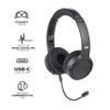 Altec Lansing Nanophones ANC Bluetooth Wireless Active Noise Cancelling Headphones On Ear Headphones 12 Hour Battery Life, Foldable Earcups, Removeable Mic for Working and Learning from Home (Grey) view 2