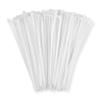 8" White Zip and 8" Zip Cable Ties (1000 Pack), 40lbs Tensile Strength - Heavy Duty, Self-Locking Premium Nylon Cable Wire Ties for Indoor and Outdoor by Bolt Dropper view 2
