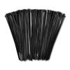 8" White Zip and 8" Zip Cable Ties (1000 Pack), 40lbs Tensile Strength - Heavy Duty, Self-Locking Premium Nylon Cable Wire Ties for Indoor and Outdoor by Bolt Dropper view 3