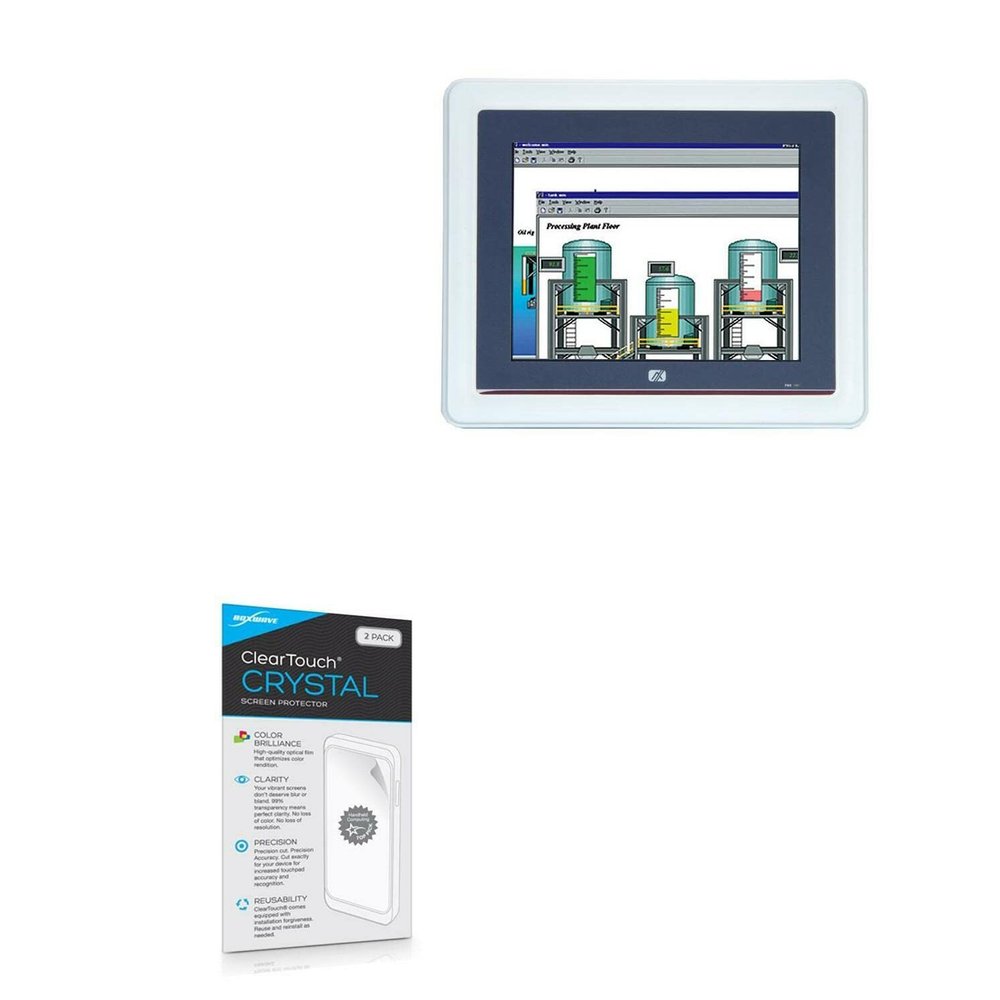 BoxWave Screen Protector Compatible with Axiomtek GOT5840T-845 - ClearTouch Crystal (2-Pack), HD Film Skin - Shields from Scratches