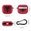 Albanian Flag Compatible with AirPods 3 Case Protective Cover, Cute Protective Shockproof Protective Cover with Keychain, Wireless Charging Box, Woman, Man view 2
