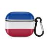 Yugoslavia Flag Compatible with AirPods 3 Case Protective Cover, Cute Protective Shockproof Protective Cover with Keychain, Wireless Charging Box, Woman, Man view 1